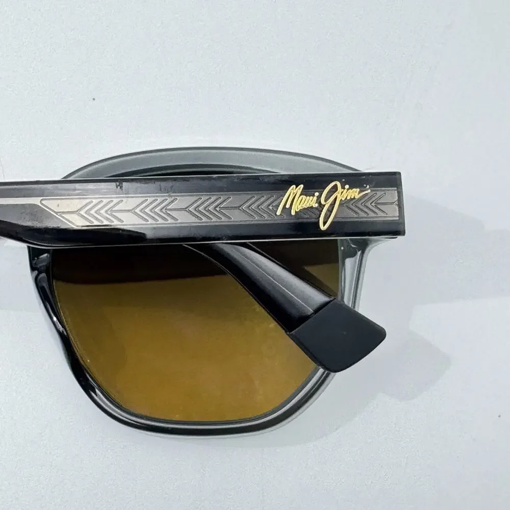 Maui Jim Sunglasses Akahai AF STG-SG MJ646-14 Gray Polarized Asian Fit 56mm